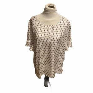 Liz Claiborne white top size XL